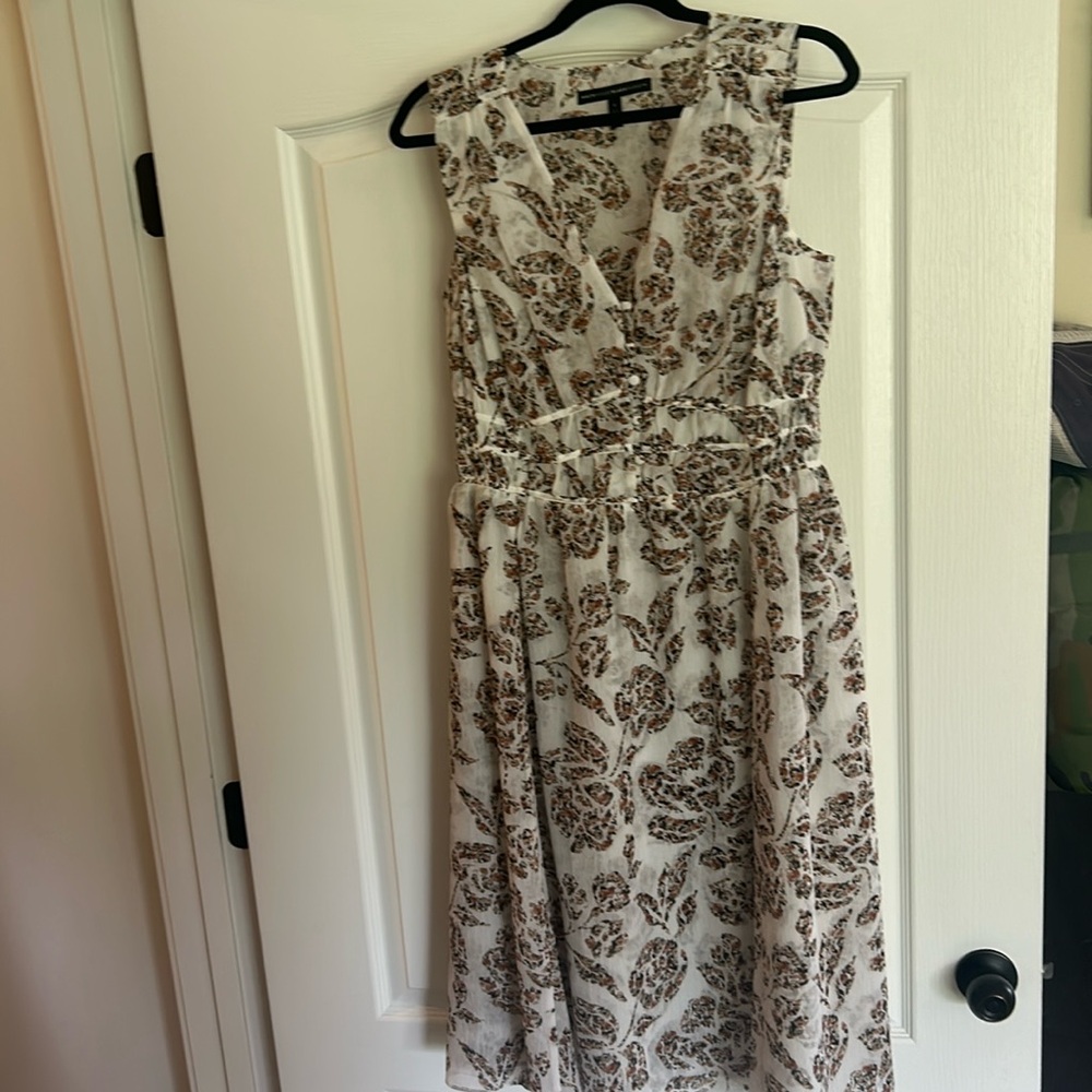 White House Black Market printed dress